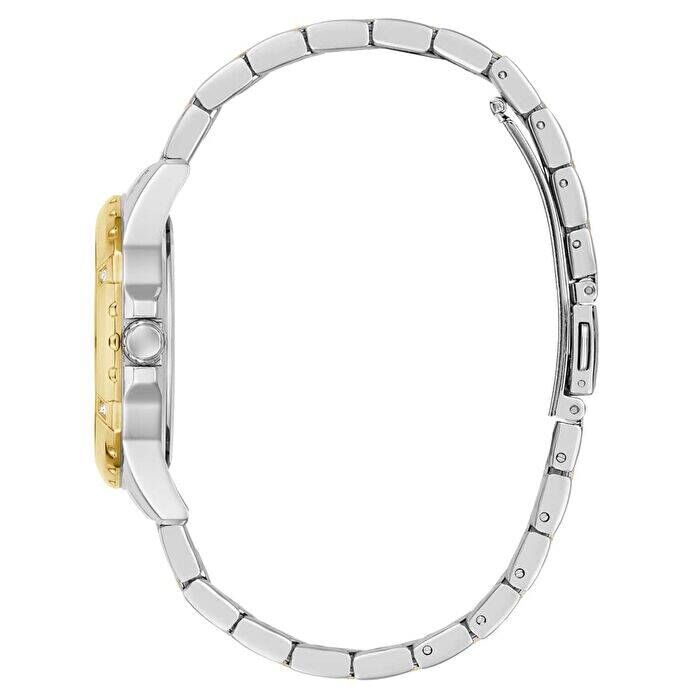 Guess GUGW0948L8 Quartz Çelik Gri Altın Rengi Yeşil 32 mm Kadın Kol Saati