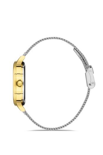 Ferro FL21234C-D Quartz Hasır Gri 34 mm Kadın Kol Saati