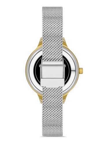 Ferro 34 mm Gümüş Hasır Kordon Kadın Kol Saati FL21234C-D FL21234C-D