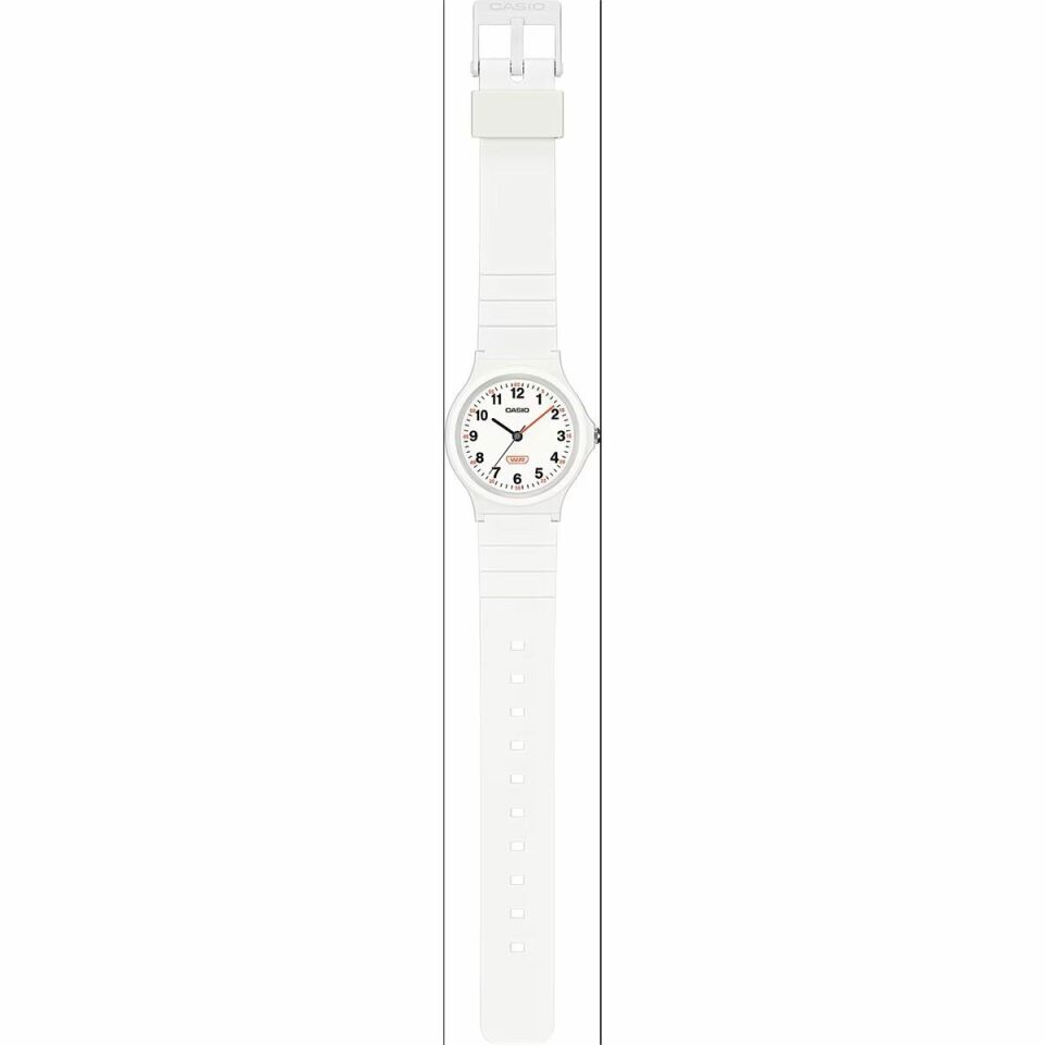 Casio LQ-24B-7BDF Quartz Silikon Beyaz Organik Cam 32 mm Kadın Kol Saati