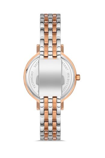 Ferro FL21252A-E Quartz Çelik Rose/Gri 34 mm Kadın Kol Saati