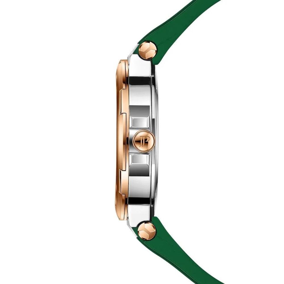 Jacques Philippe JPQLS4574XX Swiss Made Quartz Silikon Yeşil 36 mm Kadın Kol Saati