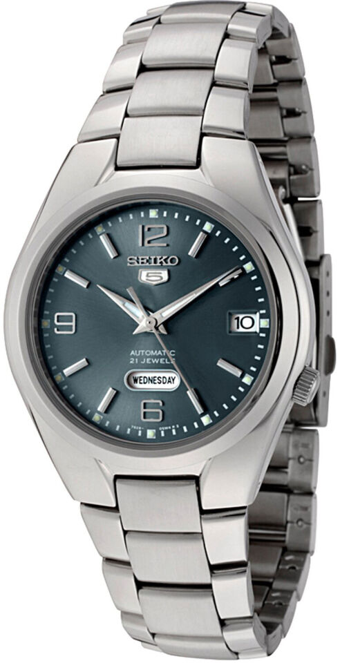 Seiko 5 SNK621K1 Otomatik Çelik Gri Yeşil Kadran 39 mm Erkek Kol Saati