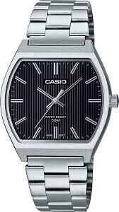 Casio MTP-B140D-1AVDF Quartz Çelik Gri Siyah Kadran 36 mm Erkek Kol Saati