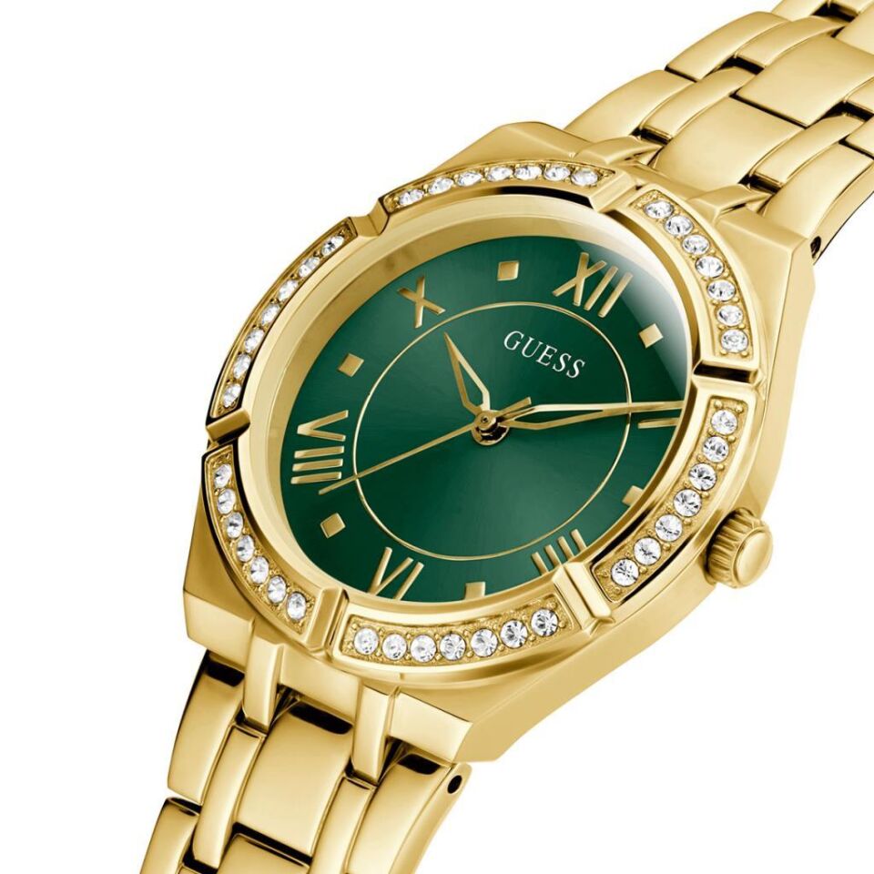 Guess GUGW0033L8 Çelik Altın Rengi 36 mm Yeşil Kadran Kadın Kol Saati