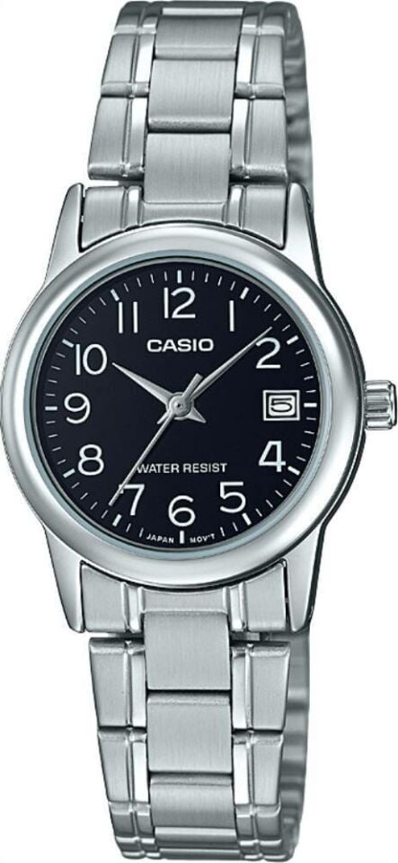 Casio LTP-V002D-1BUDF Quartz Çelik Gri Siyah 28 mm Kadın Kol Saati