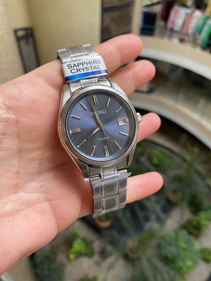 Seiko SUR371P Quartz Titanyum Safir Cam 10 ATM 40 mm Erkek Kol Saati