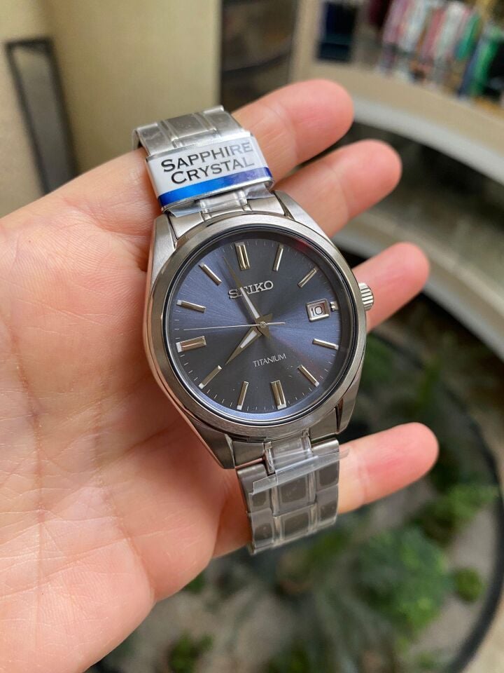 Seiko SUR371P Quartz Titanyum Safir Cam 10 ATM 40 mm Erkek Kol Saati