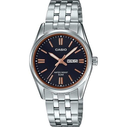 Casio LTP-1335D-1A2VDF Quartz Çelik Gri Siyah Kadran 30 mm Kadın Kol Saati