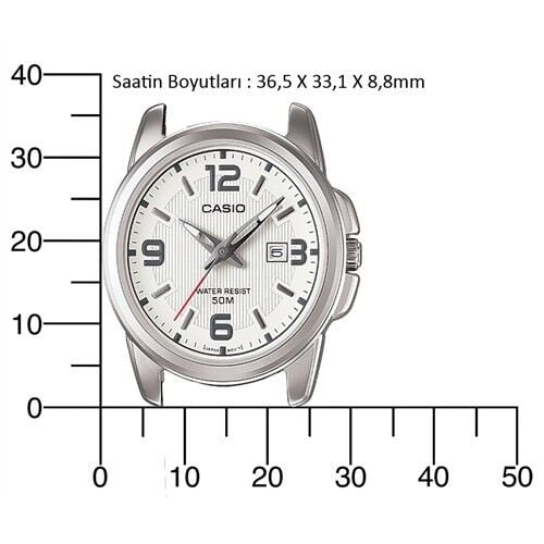 Casio LTP-1314L-7AVDF Quartz Deri Kahve 34 mm Kadın Kol Saati