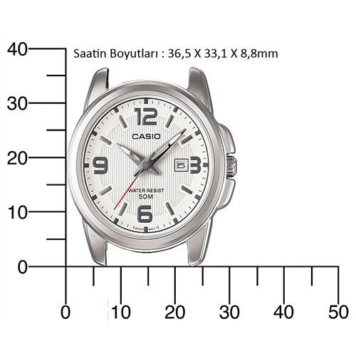 Casio LTP-1314L-7AVDF Quartz Deri Kahve 34 mm Kadın Kol Saati