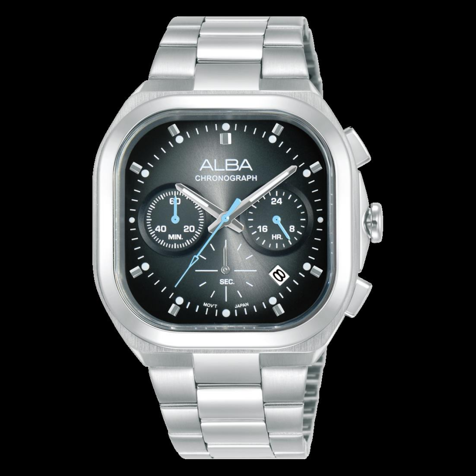 Alba AT3L03X1 Quartz Çelik Gri Siyah Kadran 39 mm Erkek Kol Saati