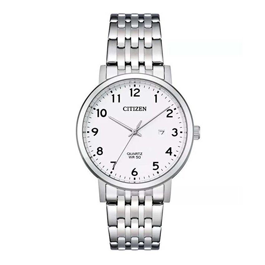 Citizen BI5070-57A Quartz Çelik Gri Beyaz Kadran 40 mm Erkek Kol Saati