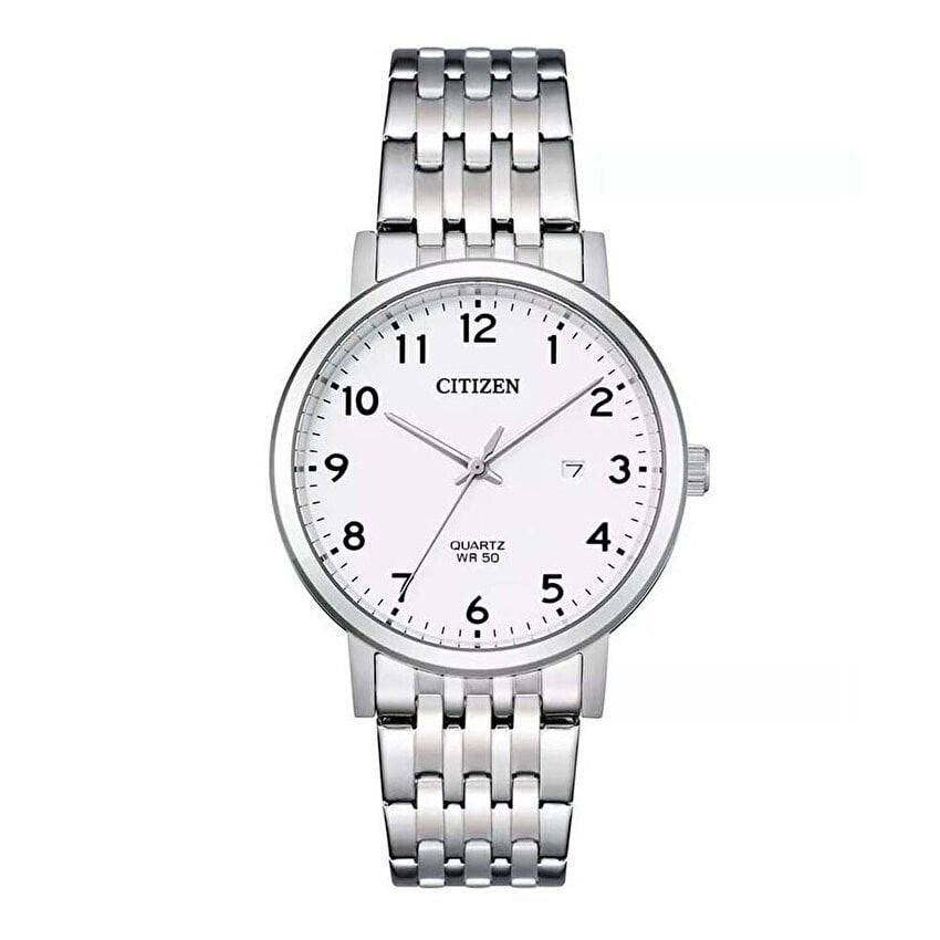 Citizen BI5070-57A Quartz Çelik Gri Beyaz Kadran 40 mm Erkek Kol Saati
