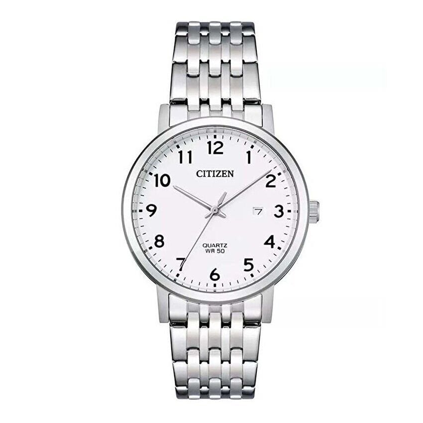 Citizen BI5070-57A Quartz Çelik Gri Beyaz Kadran 40 mm Erkek Kol Saati