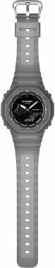 Casio GA-2100K-1ADR Quartz Silikon Gri 20 ATM 45 mm Erkek Kol Saati