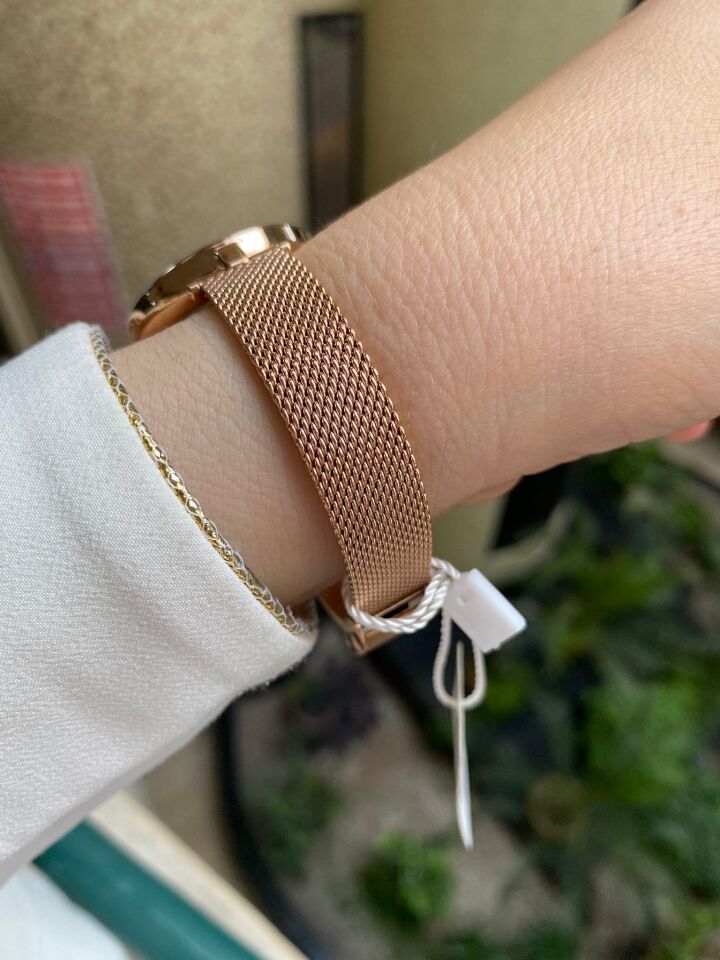 Ferro 33 mm Rose Hasır Kordon Kadın Kol Saati F21224C-C F21224C-C