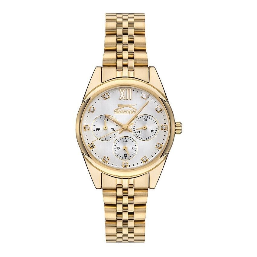 Slazenger SL.09.1990.4.04 34 mm Altın Rengi Çelik Kadın Kol Saati