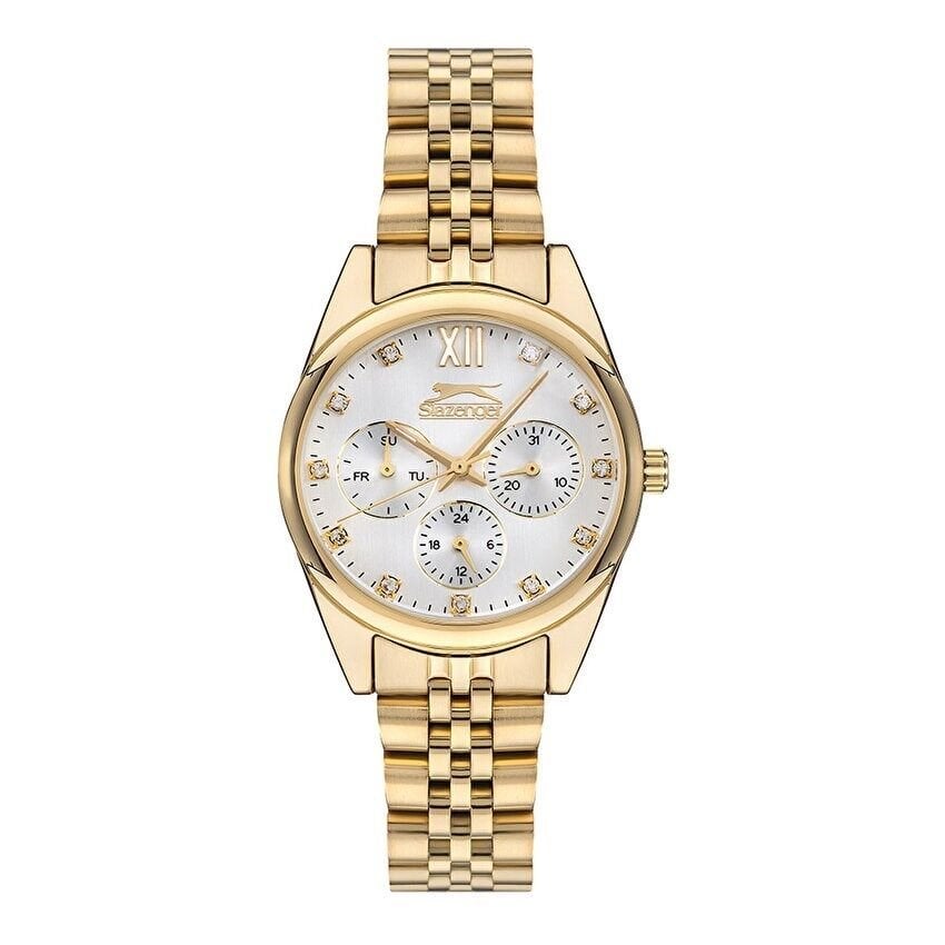 Slazenger SL.09.1990.4.04 34 mm Altın Rengi Çelik Kadın Kol Saati