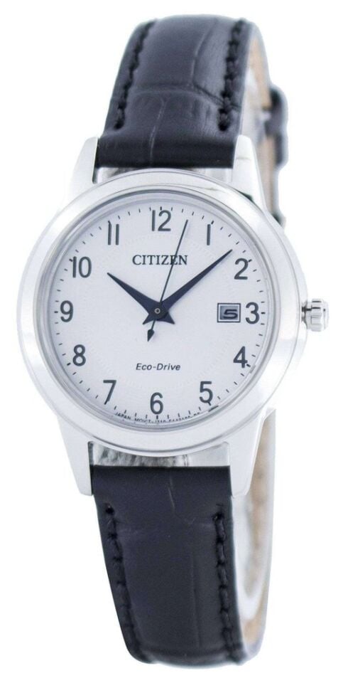 Citizen FE1081-08A Quartz Deri Siyah Gümüş Kadran 29 mm Kadın Kol Saati