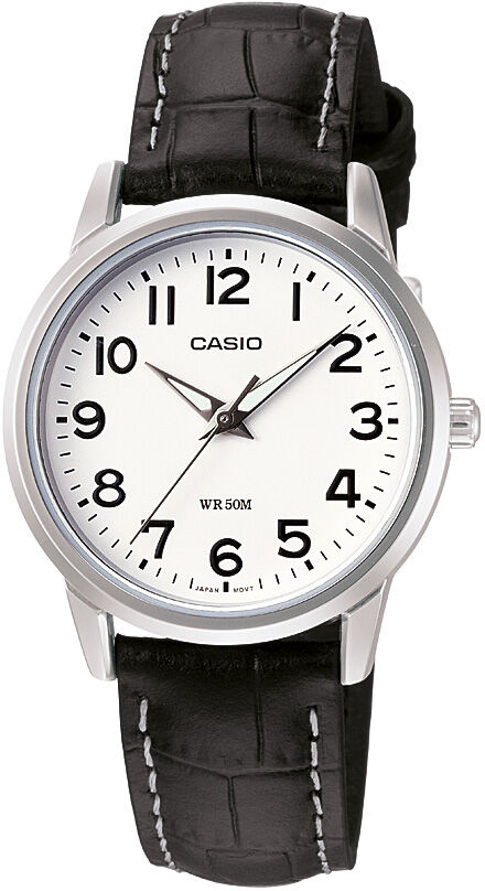 Casio LTP-1303L-7BVDF Quartz Deri Siyah Beyaz Kadran 30 mm Kadın Kol Saati