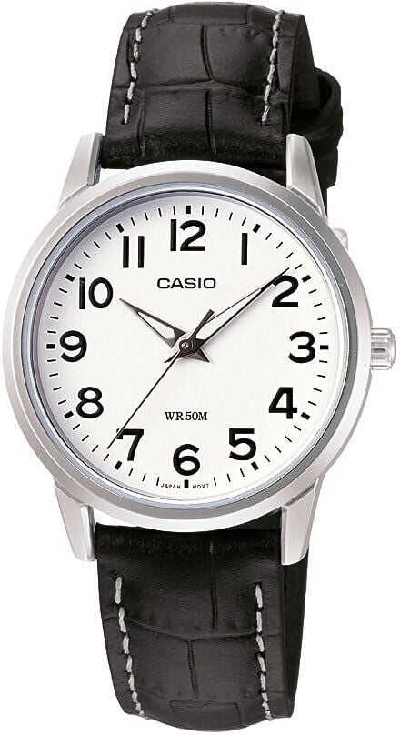 Casio LTP-1303L-7BVDF Quartz Deri Siyah Beyaz Kadran 30 mm Kadın Kol Saati