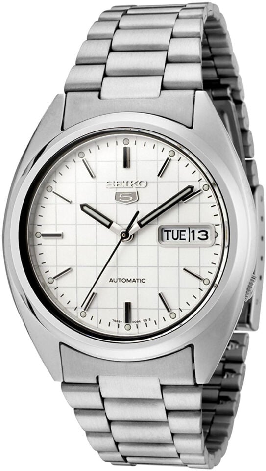 Seiko 5 SNXF05K1 39 mm Gri Çelik Otomatik Erkek Kol Saati