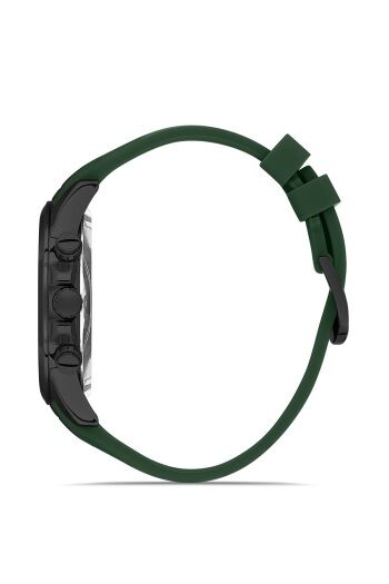 Ferro FM11379DWT-ZF2 Quartz Silikon Yeşil Siyah Kadran 46 mm Erkek kol Saati
