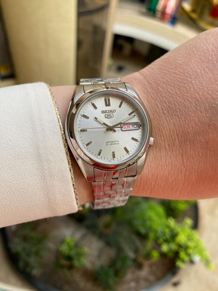 Seıko 5 Snk355k1s Otomatik Çelik Gri 38 mm Erkek Kol Saati Erkek Kol Saati