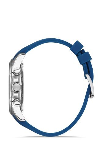 Ferro FM11379DWT-L3 Quartz Silikon Lacivert 46 mm Erkek Kol Saati