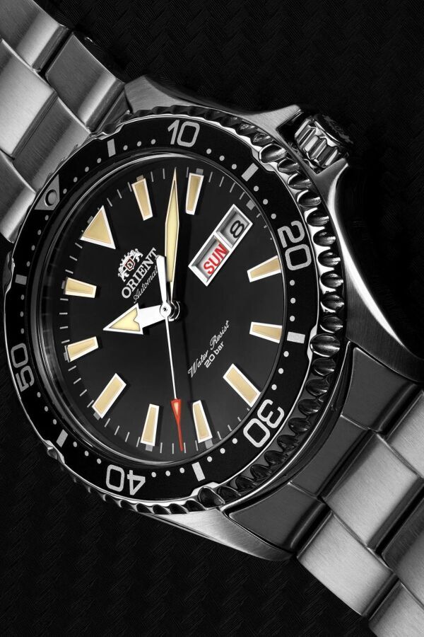 Orient RA-AA0001B39B Otomatik Çelik Gri Siyah Kadran Safir Cam 20 ATM 42 mm Erkek Kol Saati