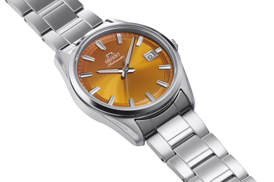 Orient RA-AC0R08Y30B Kumalı Otomatik Çelik Gri Turuncu Kadran Safir Cam 39 mm Erkek Kol Saati