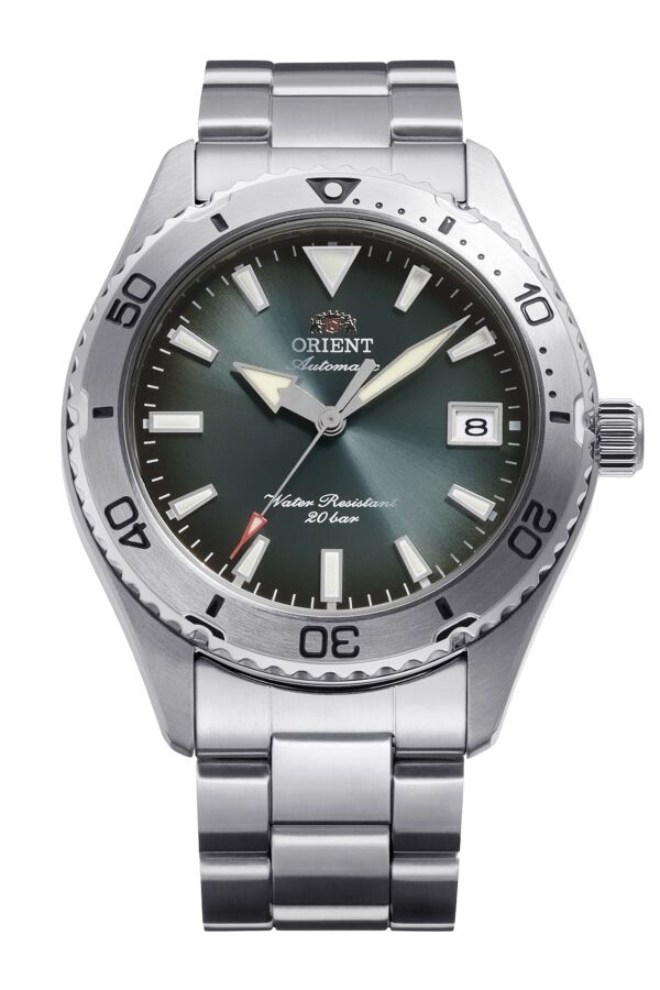 Orient RA-AC0Q13E30B Kurmalı Otomatik Çelik Gri Safir Cam 20 ATM 40 mm Erkek Kol Saati