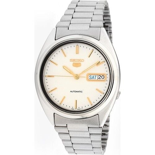 Seiko 5 SNXG47K1 Otomatik Çelik Gri Beyaz Kadran 39 mm Erkek Kol Saati