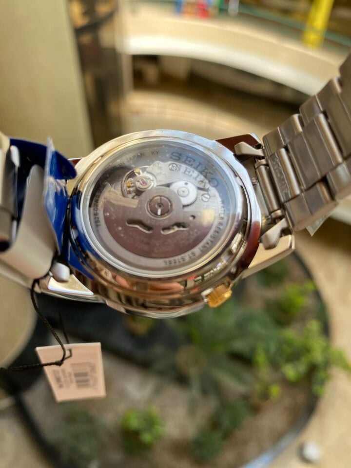 Seiko 5 Japan SNKK17J1 Çelik 39 mm Gri Otomatik Siyah Kadran 5 ATM Erkek Kol Saati