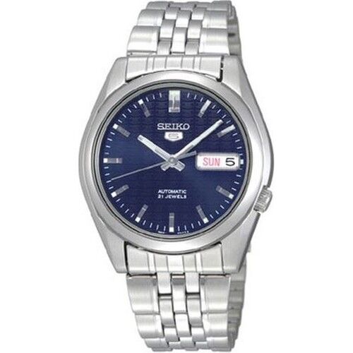 Seıko 5 SNK357K1 Otomatik Çelik Gri Lacivert Kadran 39 mm Erkek Kol Saati