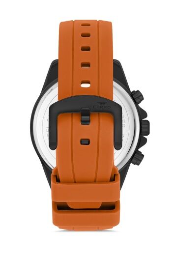 Ferro Quartz Silikon Turuncu 45 mm Fonksiyonları Aktif Erkek Kol Saati