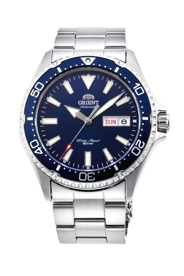 Orient RA-AA0002L39B Kurmalı Otomatik Çelik Gri Safir Cam Lacivert Kadran 42 mm Erkek Kol Saati