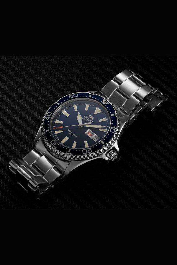 Orient RA-AA0002L39B Kurmalı Otomatik Çelik Gri Safir Cam Lacivert Kadran 42 mm Erkek Kol Saati