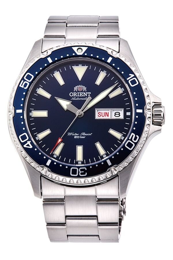 Orient RA-AA0002L39B Kurmalı Otomatik Çelik Gri Safir Cam Lacivert Kadran 42 mm Erkek Kol Saati
