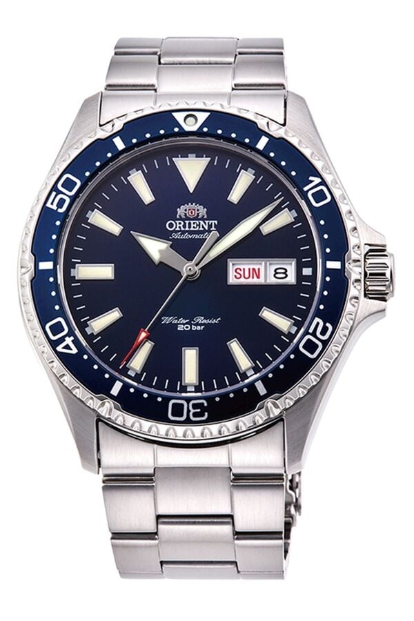 Orient RA-AA0002L39B Kurmalı Otomatik Çelik Gri Safir Cam Lacivert Kadran 42 mm Erkek Kol Saati