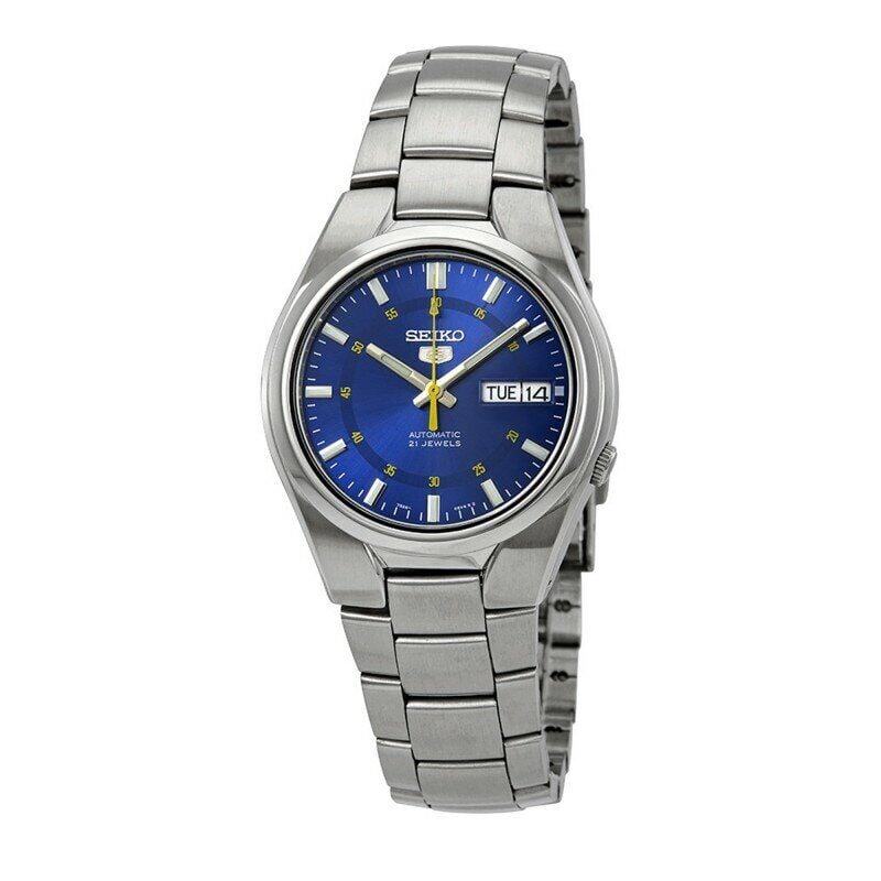 Seiko 5 SNK615K1 Otomatik Çelik Gri Lacivert Kadran 39 mm Erkek Kol Saati