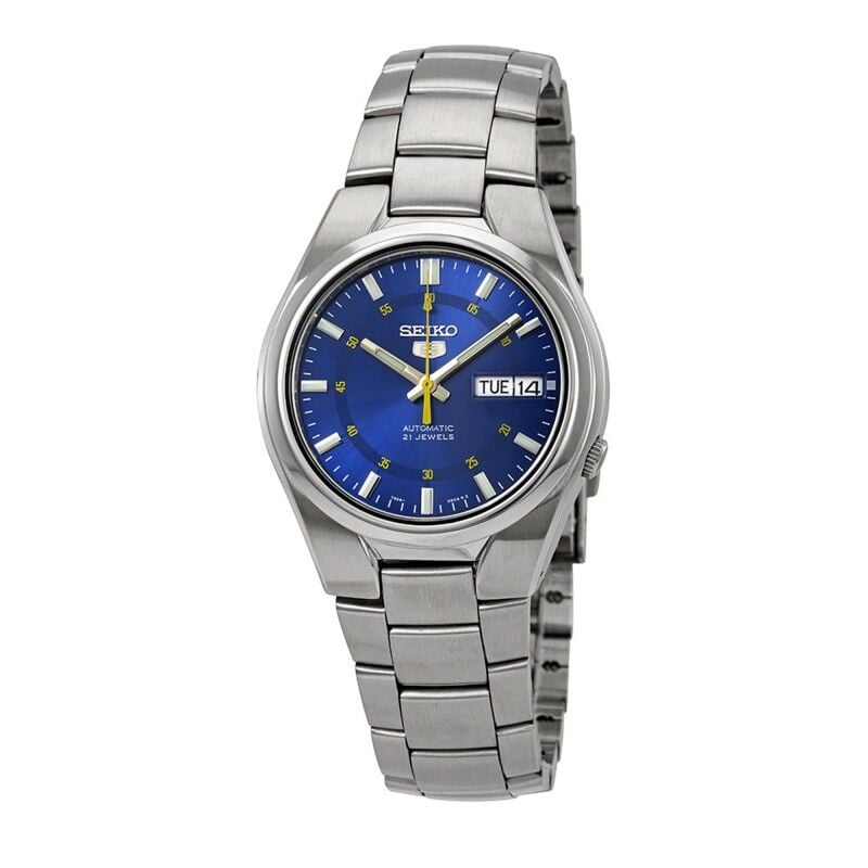 Seiko 5 SNK615K1 Otomatik Çelik Gri Lacivert Kadran 39 mm Erkek Kol Saati