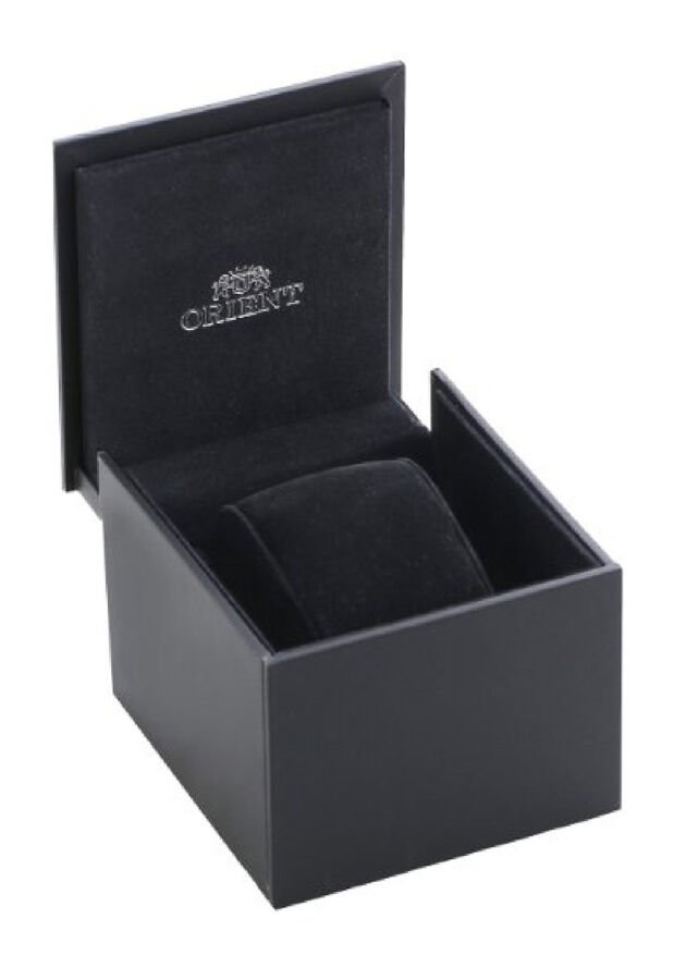 Orient  RA-AK0007S30B Kurmalı Otomatik Deri Kahverengi Safir Cam Krem Kadran 43 mm Erkek Kol Saati