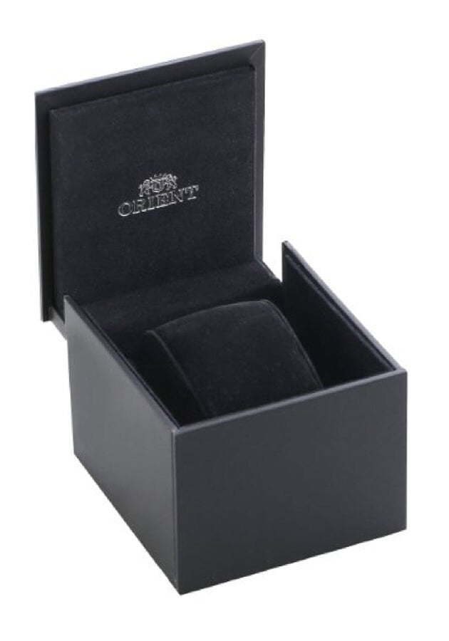 Orient  RA-AK0007S30B Kurmalı Otomatik Deri Kahverengi Safir Cam Krem Kadran 43 mm Erkek Kol Saati