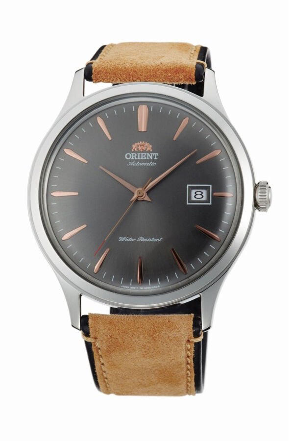 Orient TAC08003A0 Kurmalı Otomatik Deri Taba Kristal Cam 42 mm Erkek Kol Saati