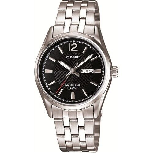 Casio LTP-1335D-1AVDF Quartz Çelik Gri Siyah Kadran 30 mm Kadın Kol Saati