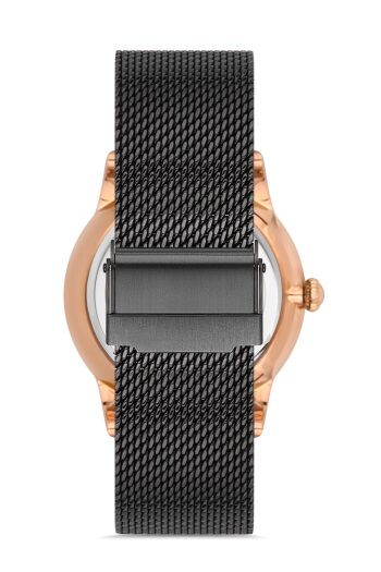 Ferro 43 mm Siyah Hasır Kordon Erkek Kol Saati F11182C-R F11182C-R