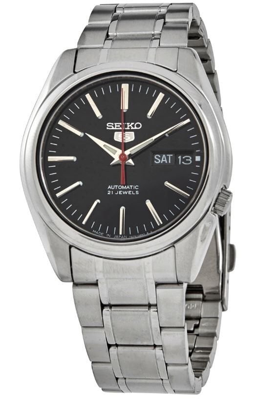Seiko 5 Japan SNKL45J1 Otomatik Çelik 39 mm Gri Erkek Kol Saati