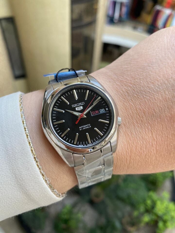 Seiko 5 Japan SNKL45J1 Otomatik Çelik 39 mm Gri Erkek Kol Saati